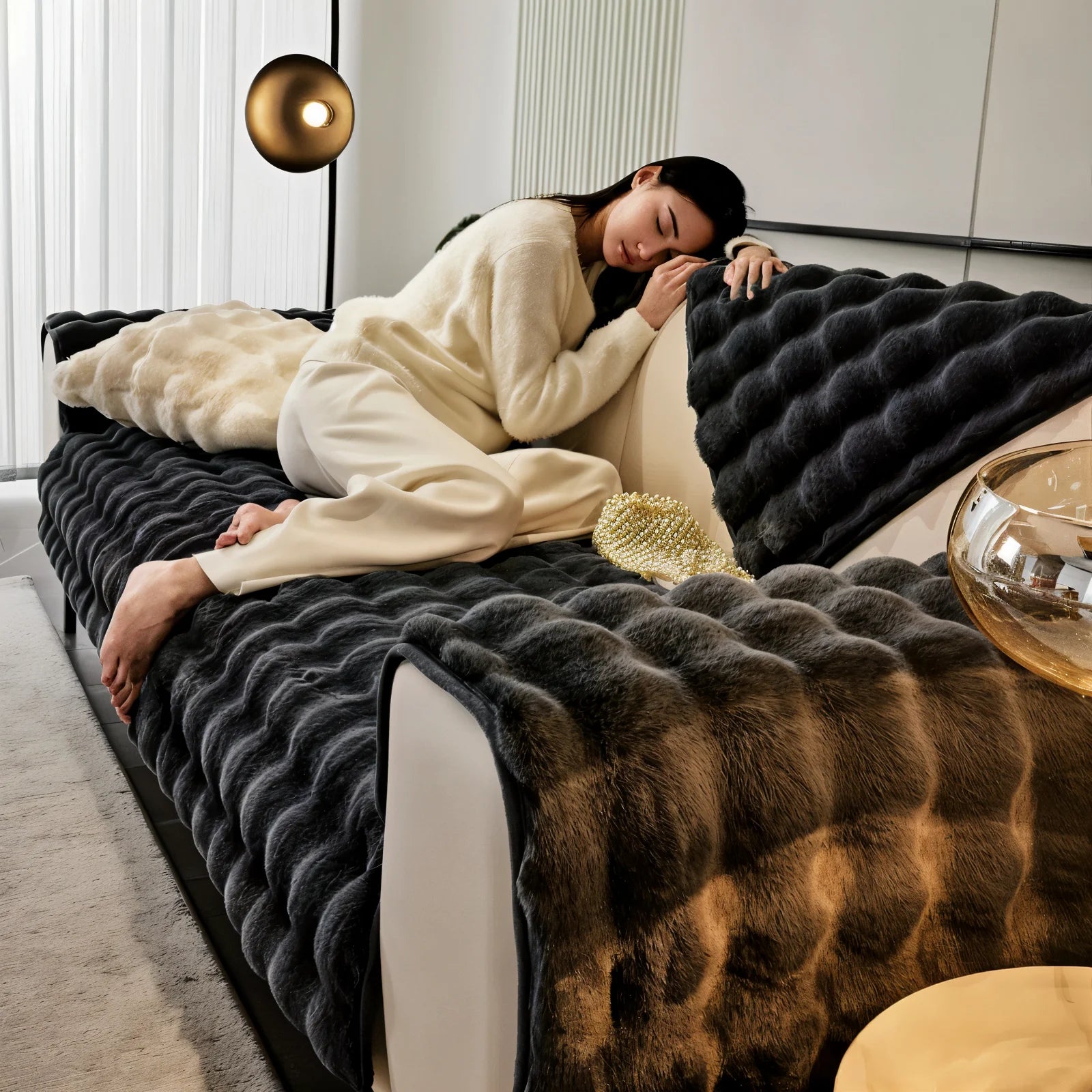 Ultra-Soft Luxury Sectional Sofa Covers